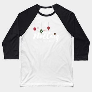 Irish Christmas Greeting Baseball T-Shirt